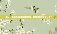 揭秘：资本市场风险偏好回落，长期资金在犹豫什么？