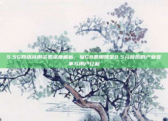 5.5G网络商用资费深度解析:每GB费用降至0.5元背后的产业变革与用户红利