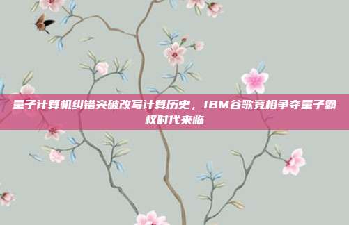 量子计算机纠错突破改写计算历史，IBM谷歌竞相争夺量子霸权时代来临